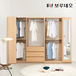 [착불]보루네오 리타 시스템행거 드레스룸 2800 S세트