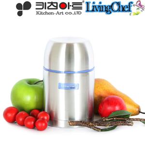 [키친아트] 에코홈 스텐진공 보온보냉병겸 죽통 840ml[KSJ-840]