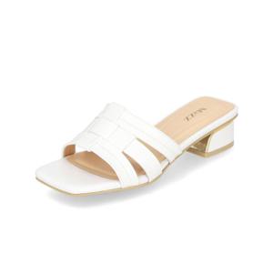 [엘칸토] 정상가159,000원 여성 격자 꼬임 뮬 3cm LCWW23M326
