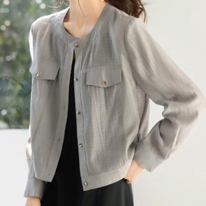 [블랙퀸] 햇빛차단 통기성 셔츠형 자켓 blk003430