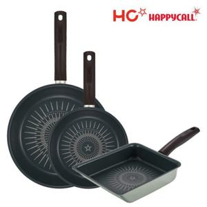 [HAPPYCALL] HC해피콜 버던트 티타늄 IH 프라이팬 3종B(20+계란팬+28)