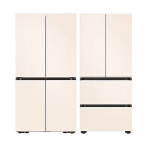 [삼성] 비스포크 냉장고 김치냉장고 세트 RF90DG90124E+RQ49DG90X24E