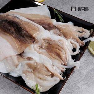 [통영직배송] 참다른 손질 갑오징어 500g(2-4미내외) x 4팩 / 특대