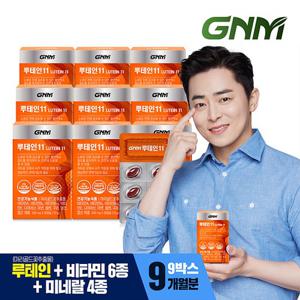 GNM 루테인11 9박스 / 비타민 6종 + 미네랄 4종 눈건강 비타민B 아연 엽산