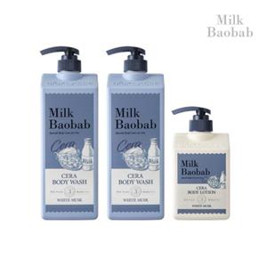 밀크바오밥 세라  바디워시  1200ml 2개+바디로션 600ml 1개