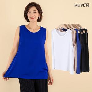 여성 엄마옷 데일리 기본 나시블라우스 BL804608 중년여성의류/50대/60대/마담/빅사이즈/할머니옷