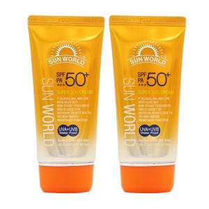 썬월드 수퍼 썬크림 80ml 1+1 워터프루프 기능성