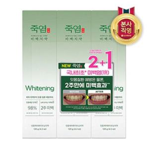 죽염 잇몸케어 화이트닝 치약 120g * 3개