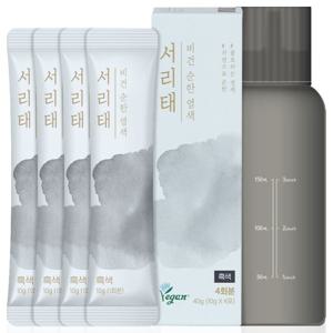 서리태 물로 하는 순한 염색 10g 4회분 + 쉐이커 / 비건 저자극 셀프 새치커버