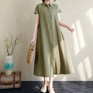 [블랙퀸] 디블러 루즈핏 셔츠형 원피스 blk003533
