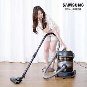[혜택가:11만원대]삼성 업소용 청소기 VW33M7510LY 고출력280W 대용량 15L 상업용 매장 카페 사무실 카페트 흡입력좋은