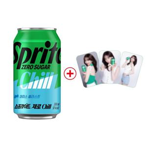 (본사직영) 스프라이트 제로 Chill 아이스블라스트 350ml CAN(24입)+카리나포토카드