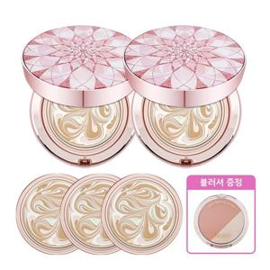 에이지20s 팩트 더 블루밍 홈쇼핑 최신상 본품 2개+리필 3개+블러셔