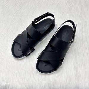 [내일도착] 에르메스 샌들 남자 바운싱 여름 블랙 가죽샌들 슬리퍼 42.5