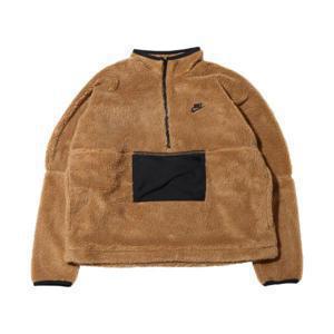 나이키 클럽 플리스+ 하프 집 아노락 다크 드리프트우드 블랙 - 아시아 Nike Club Fleece+ Half Zip Anorak Dark Driftwood Black - Asi