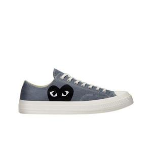 컨버스 x 플레이 꼼데가르송 척 70 로우 스틸 그레이 Converse x Play Comme des Garcons Chuck 70 Ox Steel Gray 270638