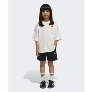 adidas 아디다스 KIDS ADIDAS X 디즈니 미키마우스 쇼츠 티 세트 키즈 - 화이트블랙 JD3105