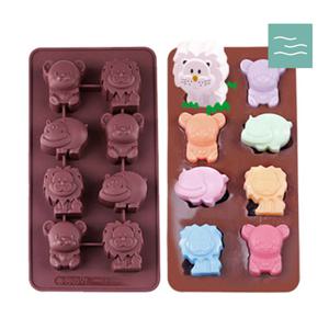 애니멀 동물모양 8구 DIY 실리콘몰드