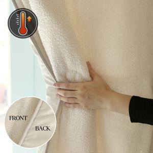 외풍차단 필수템! 따뜻한 양털 솜누빔 겨울 바람막이 방한 방풍 이불커튼