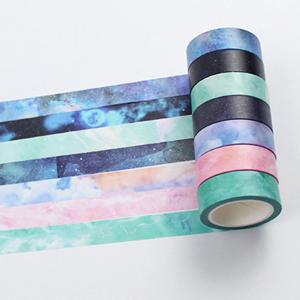 판타지 종이 디자인 마스킹 테이프 7color