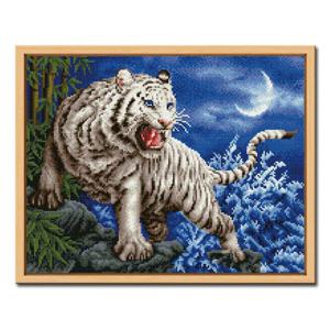 DIY 보석십자수 액자형 인물&동물 (43x54cm) D431_좌백호