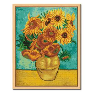 DIY 보석십자수 액자형 정물 (43x54cm) D504_고흐의 해바라기