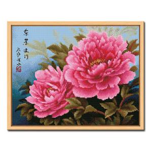 DIY 보석십자수 액자형 정물 (43x54cm) D523_부귀화