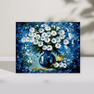 DIY 명화/유화그리기 세트 블루 데이지 (40X50)