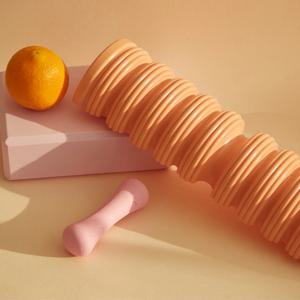 베이직바(속근육 순환 전신 마사지바, 하프 폼롤러, 토핑 호환 가능, ABS)
