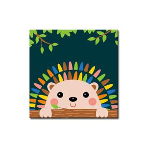 (3+1) DIY 명화그리기 큐트 (20x20cm) C17_알록달록 고슴도치