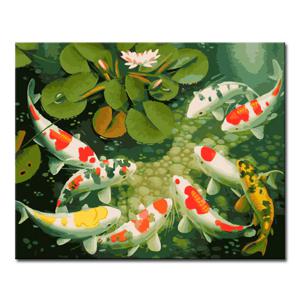 (3+1) DIY 명화그리기 동물 (40x50cm) A22_연못속의 잉어