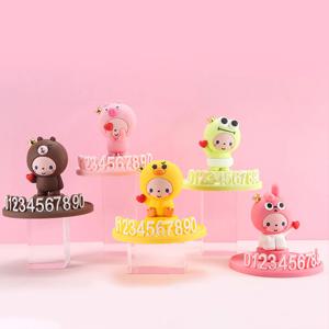 귀여운 모쿄 캐릭터 주차번호판