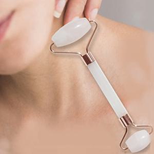 천연 로즈쿼츠 마사지 페이스롤러