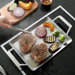 앱솔루트 인덕션 통3중 스텐 그릴팬 31.7cm