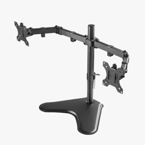 APL-T024 베사 장착 듀얼 모니터 암 스탠드 높이조절 틸트 스위블 회전