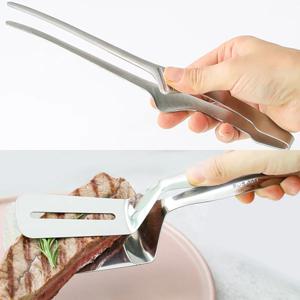 1+1 스텐 고기집게 요리핀셋 이중뒤집개 (슬림핀셋+더블뒤집개)
