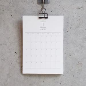 2022 CALENDAR Simple Serif