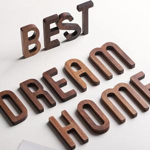 원목 알파벳 이니셜장식 로고 글자 글씨 A~Z