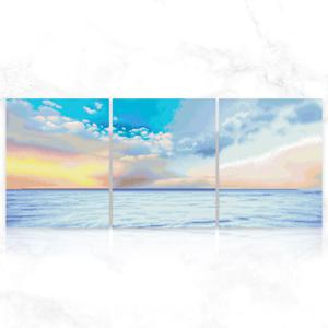 DIY 캔버스형 보석십자수 그 바다 40X50cm (3단세트)