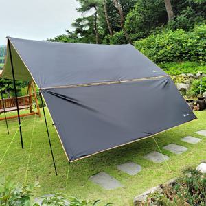 210D 옥스포드 실버코팅 렉타타프 전용 사이드월 2color, 2size
