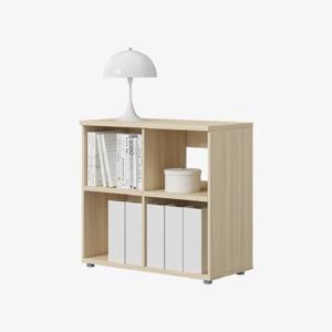 플롯 책장 2단 80x40cm