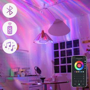 오로라 블루투스 스피커 무드등 (15색상/앱연동/리모콘/뮤직센서)