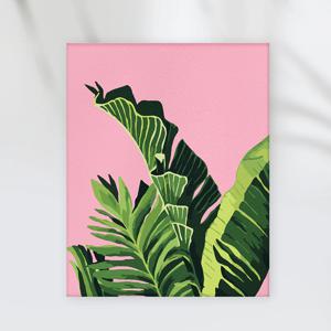 DIY 명화/유화그리기 세트 핑크 트로피컬 (40X50)