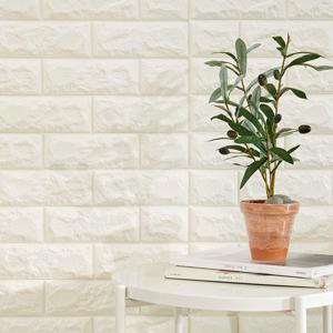 접착식 단열벽지 붙이는 파벽돌 폼블럭 71cm x 77cm 12장세트