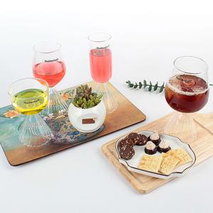 레벤호프 웨이브 와인잔 파티글라스 유니크 오브제 귀여운 유리잔