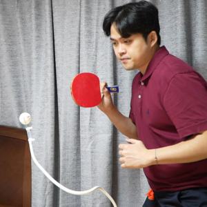 실내 셀프 탁구스윙 훈련 연습기 탁구라켓세트