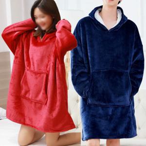 허글후디 집돌이 집순이담요 수면잠옷 입는담요 전신후드 2컬러 네이비 와인