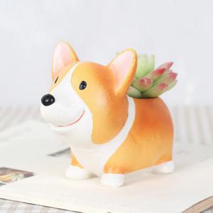 웰시코기 다육화분