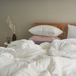 슬립 5mm 착번아웃 극세사 차렵이불세트 SS,Q (5colors)