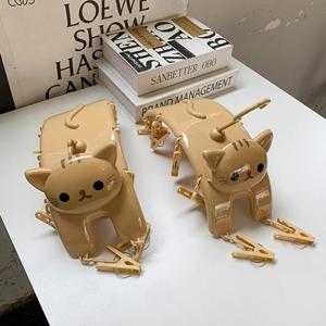 [해외] 고양이 빨래걸이 집게 양말 속옷 미니건조대
